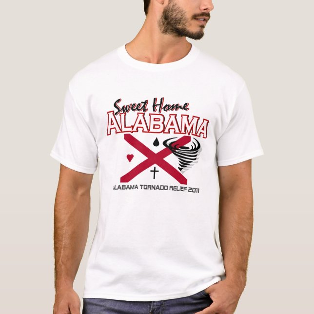 Süßes Zuhause Alabama T-Shirt (Vorderseite)