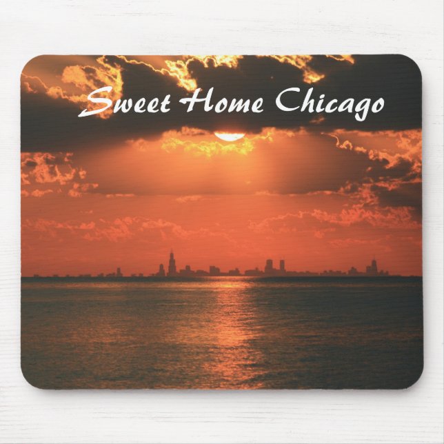Süßes Zuhause Chicago Mousepad (Vorne)