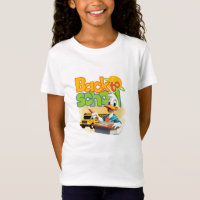 Süßes Zur-Schule-T-Shirt mit Ente – Lustiges Carto