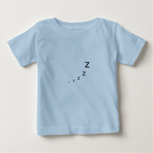 Süßes Zzz Schlafendes Baby T-Shirt - Minimalistisc