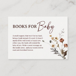 Süßeste Ernte-Kürbis-Bücher für Baby Begleitkarte