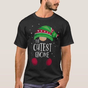 Süßeste Gnom-Familie passende Pyjamas Weihnachten T-Shirt