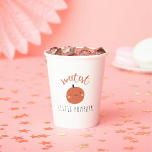 Süßeste kleine Kürbis Papier Cups niedlicher Fall Pappbecher