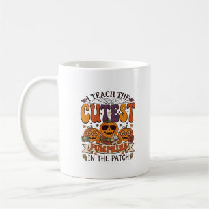 Süßeste Kürbisse Halloween Lehrer Brille Bücher_1 Kaffeetasse