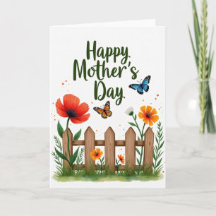 Süßeste Mama Garten Zaun Karte
