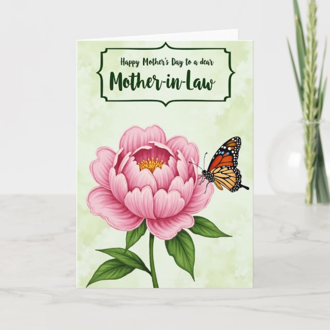 Süßeste Mutter Blumen Insekten Karte (Vorderseite)