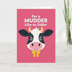 Süßeste Muttertags-Tierkarte Karte