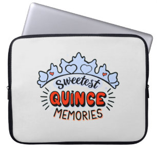 Süßeste Quince Erinnerungen Bezaubernde Quinceañer Laptopschutzhülle
