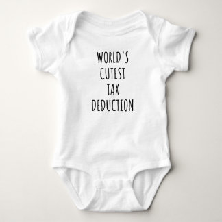 Süßeste Steuerermäßigung der Welt Lustige Babypart Baby Strampler