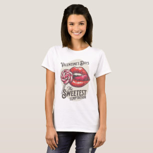 Süßeste Versuchung Vintage Lippen Art T-Shirt