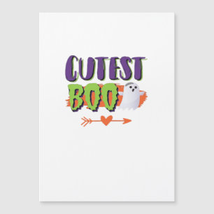 Süßester Boo Halloween Lustig Casual Magnetkarte