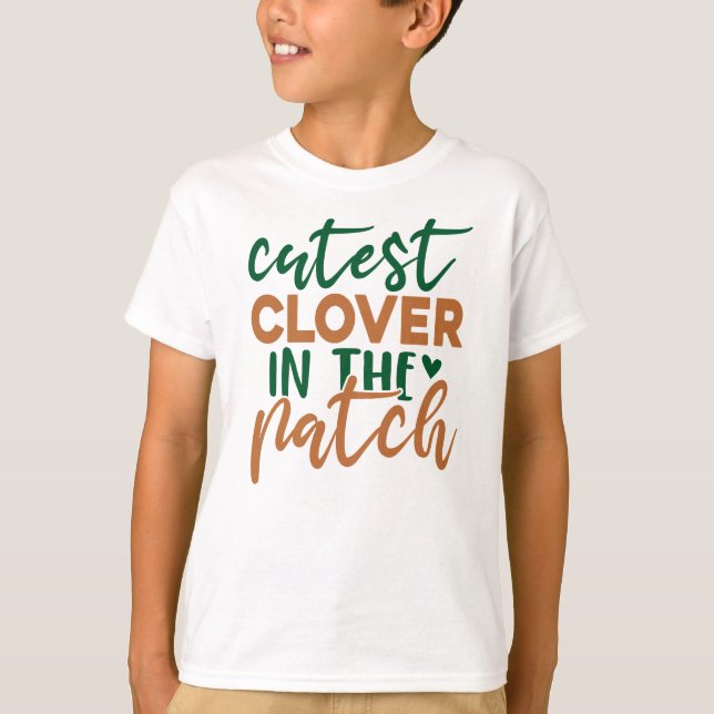 Süßester Klee auf dem Feld St. Patrick-60863 T-Shirt (Vorderseite)