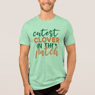 Süßester Klee auf dem Feld St. Patrick-60863 Tri-Blend Shirt