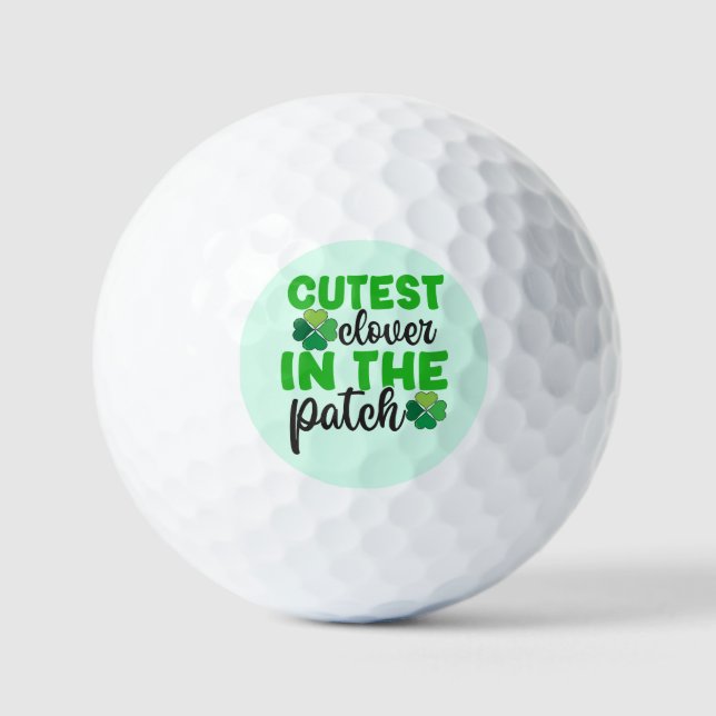 Süßester Klee im Fleck-61106 Golfball (Vorderseite)
