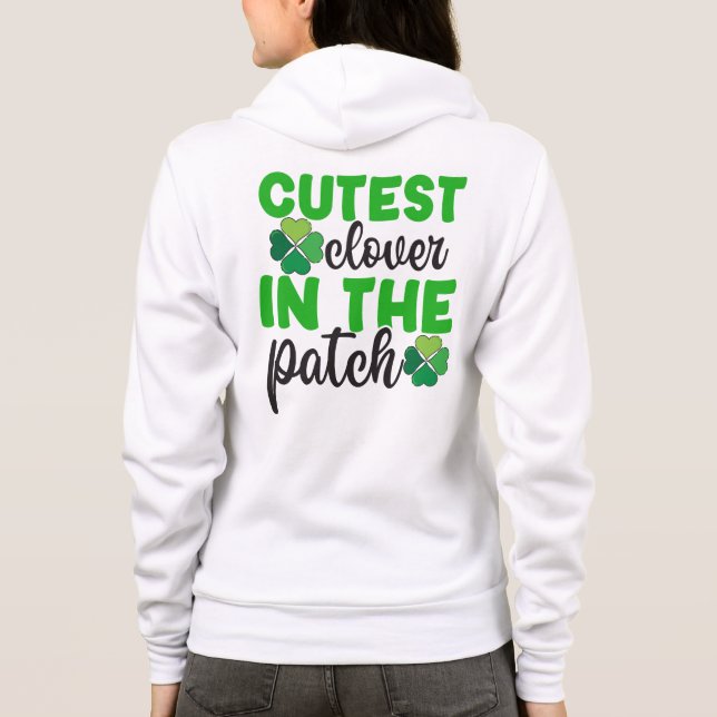 Süßester Klee im Fleck-61106 Hoodie (Rückseite)