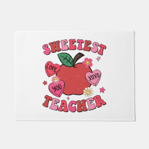 Süßester Lehrer Valentinstag Herzen Fußmatte