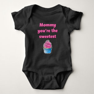 Süßester rosa Cupcake Baby Strampler