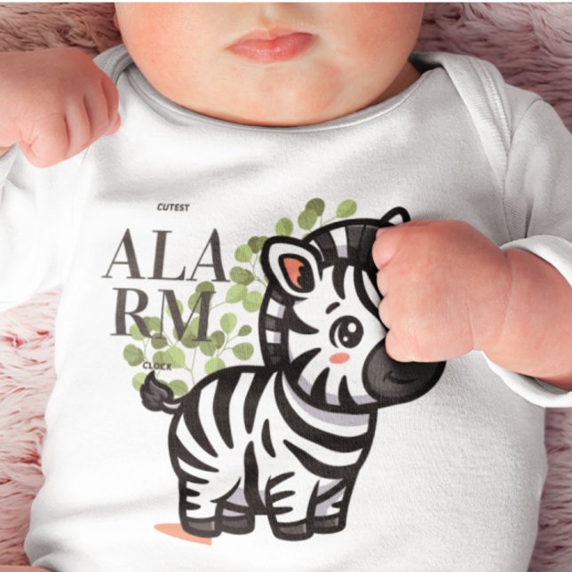 Süßester Wecker Baby Zebra Strampler (Von Creator hochgeladen)