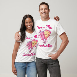Süßestes Duo - Niedliches Ice Creme Couple Liebe D T-Shirt
