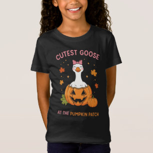 Süßestes Gänse-Kürbisfeld Kinder Halloween  T-Shirt