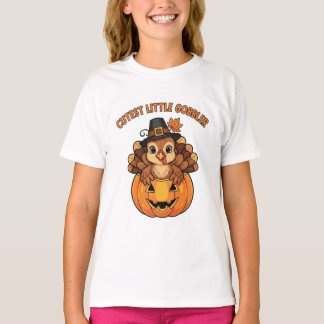 Süßestes kleines Gobbler-Erntedankfest-Shirt  Süße T-Shirt