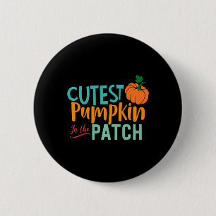 Süßestes Kürbiskind Im Patch Lustiger Herbst Herbs Button