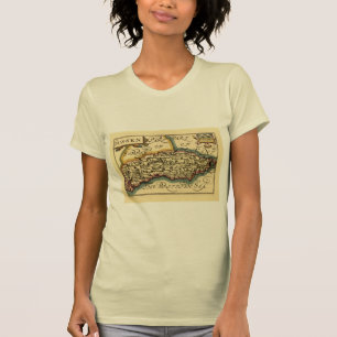 Sussex Landkreis England Altes Antiquariat Atlanti T-Shirt