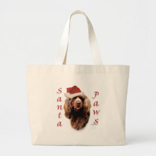 Sussex Spanel Santa Paws Jumbo Stoffbeutel
