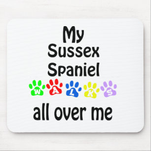Sussex Spanel Walks Design Mousepad
