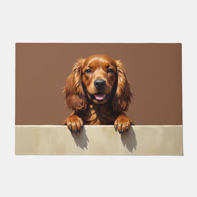 Sussex Spaniel Fußmatte Kunst (Vorderseite)