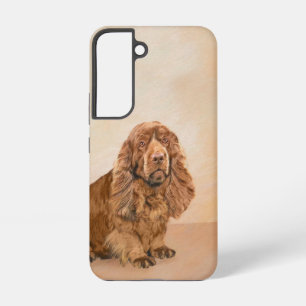 Sussex Spaniel Gemälde - Süße originelle Hundekuns Samsung Galaxy Hülle