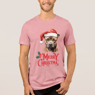 Sussex Spaniel Weihnachten Tri-Blend Shirt