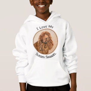Sussex Spanisch Painting - Niedliche Original Dog  Hoodie