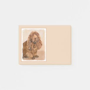 Sussex Spanisch Painting - Niedliche Original Dog  Post-it Klebezettel