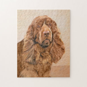 Sussex Spanisch Painting - Niedliche Original Dog Puzzle