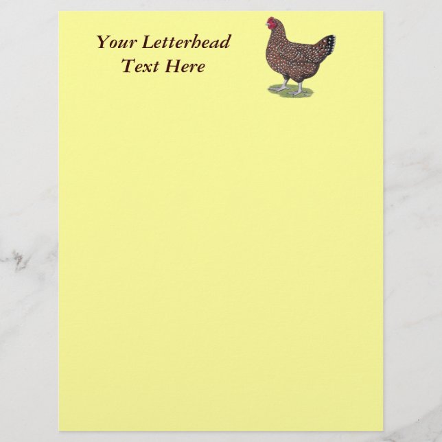 Sussex: Speckled Hen (Vorderseite)