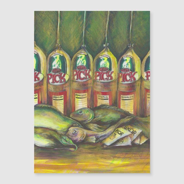 Süßfleisch Magnetkarte (Vorderseite)