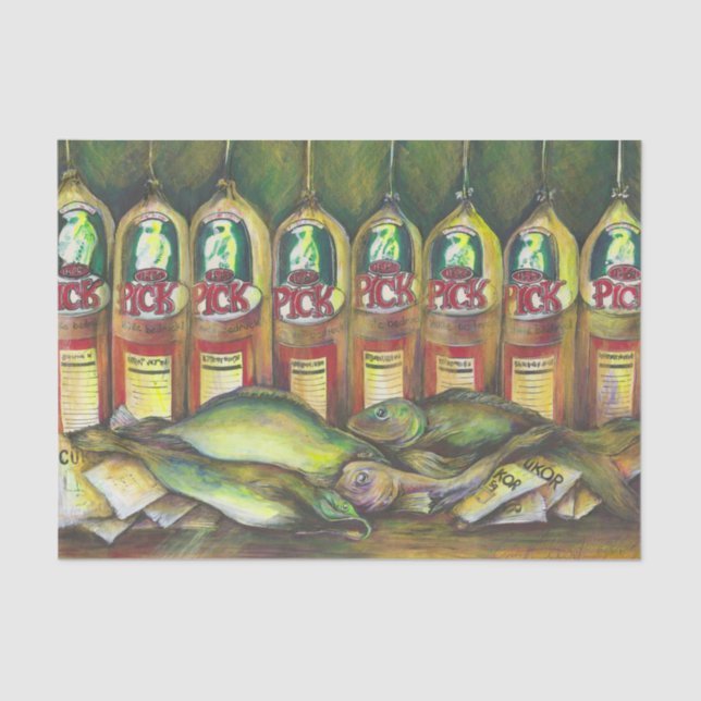 Süßfleisch Seidenpapier (Vorderseite)