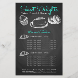 Süßgebäck-Halbpension Flyer