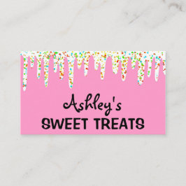 Süßgebäck Koch Konditorwaren Kuchen Visitenkarte