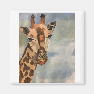 Süßgiraffe auf Magnet