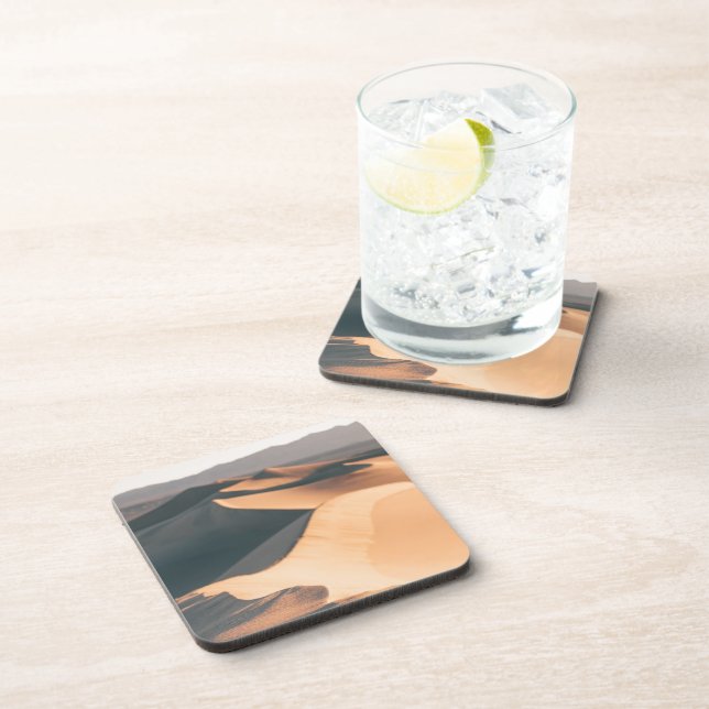 Süßhülsenbaum-Sanddünen in Death Valley Untersetzer (Rechte Seite)