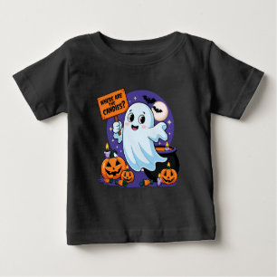 Süßiger Halloween-Gespenst Baby T-shirt