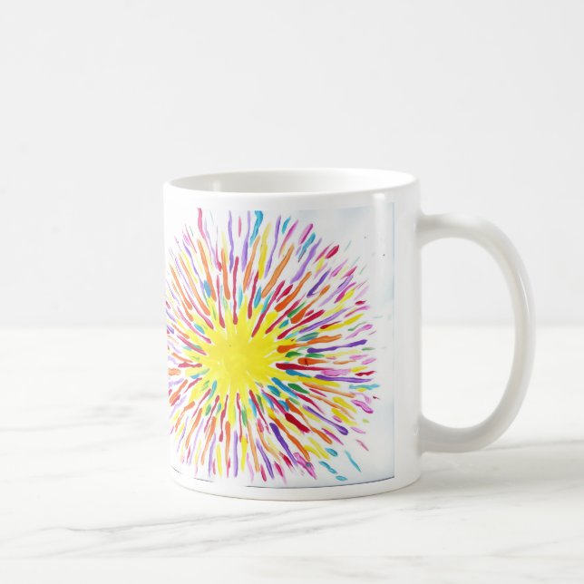 Süßigkeit wässert Autismus-Künstler-Kaffeetasse Kaffeetasse (Rechts)
