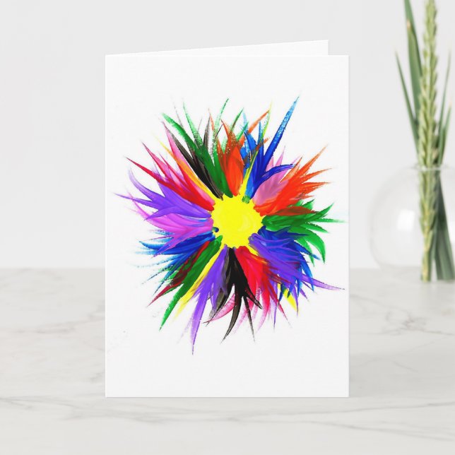 Süßigkeit wässert Autismus-Künstler Karte (Vorderseite)