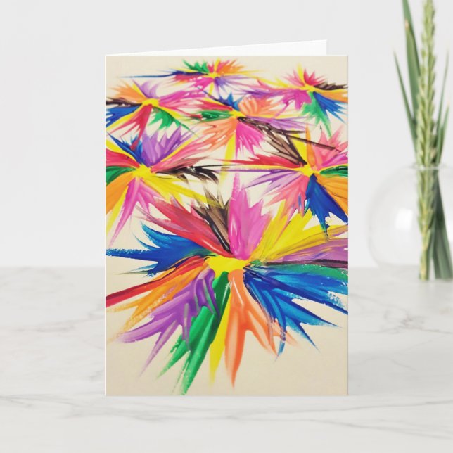 Süßigkeit wässert Autismus-Künstler Karte (Vorderseite)