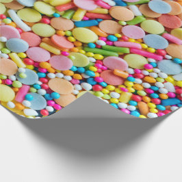 SüßigkeitConfetti besprüht Pastellregenbogen-Party Geschenkpapier