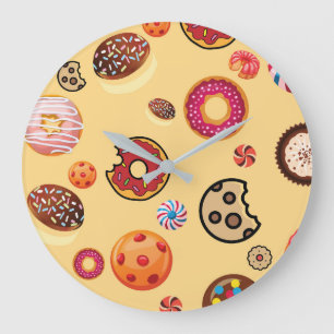 SÜSSIGKEITEN 2 GROßE WANDUHR