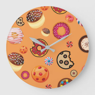 SÜSSIGKEITEN 6 GROßE WANDUHR