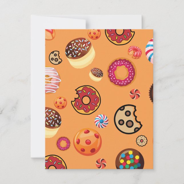 SÜSSIGKEITEN 6 MITTEILUNGSKARTE (Vorderseite)